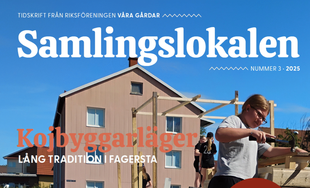 Ett nytt nummer av Våra Gårdar-tidningen Samlingslokalen finns nu på webben och i era brevlådor. Här kan du läsa om höstens alla seminarier, våra kommande dialogcaféer, bidragsansökningar och mycket annat.